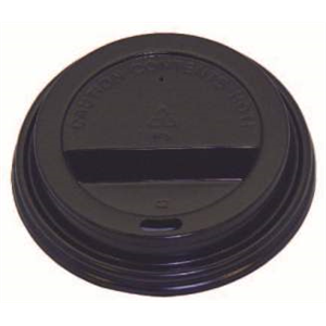 BLACK DOME LID 1000 PER CASE FITS 10-24OZ CUP